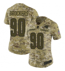 Women's Nike Los Angeles Rams #90 Michael Brockers Limited Camo 2018 Salute to Service NFL Jersey
