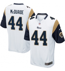 Men's Nike Los Angeles Rams #44 Jacob McQuaide Game White NFL Jersey