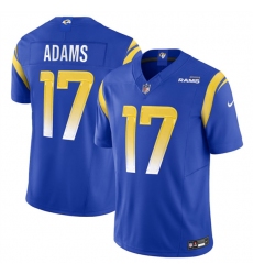 Men's Los Angeles Rams #17 Davante Adams Blue 2024 F.U.S.E. Vapor Untouchable Limited Football Stitched Jersey