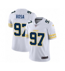 Men's Los Angeles Rams #99 Aaron Donald White Team Logo Cool Edition Jersey