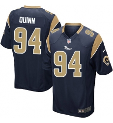 Men's Nike Los Angeles Rams #94 Robert Quinn Game Navy Blue Team Color NFL Jersey