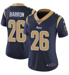 Women's Nike Los Angeles Rams #26 Mark Barron Elite Navy Blue Team Color NFL Jersey