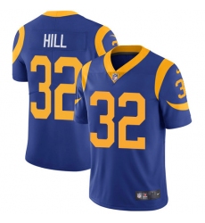 Men's Nike Los Angeles Rams #32 Troy Hill Royal Blue Alternate Vapor Untouchable Limited Player NFL Jersey