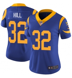 Women's Nike Los Angeles Rams #32 Troy Hill Elite Royal Blue Alternate NFL Jersey