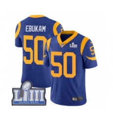 Youth Nike Los Angeles Rams #50 Samson Ebukam Royal Blue Alternate Vapor Untouchable Limited Player Super Bowl LIII Bound NFL Jersey
