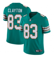 Youth Nike Miami Dolphins #83 Mark Clayton Elite Aqua Green Alternate NFL Jersey