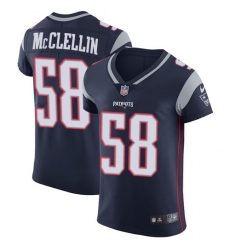 Men's Nike New England Patriots #58 Shea McClellin Navy Blue Team Color Vapor Untouchable Elite Player NFL Jersey