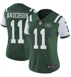Women's Nike New York Jets #11 Robby Anderson Elite Green Team Color NFL Jersey