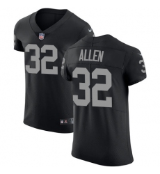 Men's Nike Oakland Raiders #32 Marcus Allen Black Team Color Vapor Untouchable Elite Player NFL Jersey