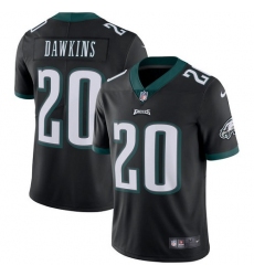 Men's Nike Philadelphia Eagles #20 Brian Dawkins Black Alternate Vapor Untouchable Limited Player NFL Jersey