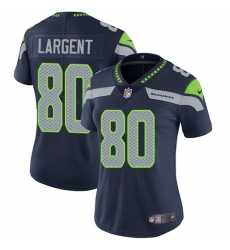 Women's Nike Seattle Seahawks #80 Steve Largent Elite Steel Blue Team Color NFL Jersey Women's Nike Seattle Seahawks #80 Steve Largent Elite Steel Blue Team Color NFL Jersey
