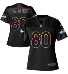 Women's Nike Seattle Seahawks #80 Steve Largent Game Black Team Color NFL Jersey Women's Nike Seattle Seahawks #80 Steve Largent Game Black Team Color NFL Jersey
