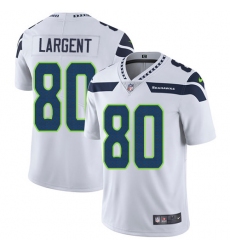 Youth Nike Seattle Seahawks #80 Steve Largent Elite White NFL Jersey