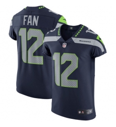 Men's Nike Seattle Seahawks 12th Fan Steel Blue Team Color Vapor Untouchable Elite Player NFL Jersey
