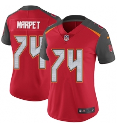 Women's Nike Tampa Bay Buccaneers #74 Ali Marpet Elite Red Team Color NFL Jersey