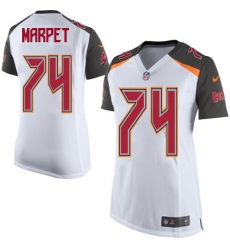 Women's Nike Tampa Bay Buccaneers #74 Ali Marpet Game White NFL Jersey
