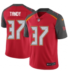 Youth Nike Tampa Bay Buccaneers #37 Keith Tandy Elite Red Team Color NFL Jersey