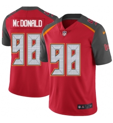 Youth Nike Tampa Bay Buccaneers #98 Clinton McDonald Elite Red Team Color NFL Jersey
