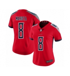 Women's Tennessee Titans #8 Marcus Mariota Limited Red Inverted Legend Football Jersey