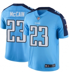 Youth Nike Tennessee Titans #23 Brice McCain Elite Light Blue Team Color NFL Jersey