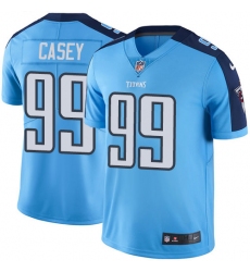 Youth Nike Tennessee Titans #99 Jurrell Casey Elite Light Blue Team Color NFL Jersey