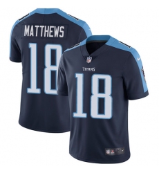 Youth Nike Tennessee Titans #18 Rishard Matthews Elite Navy Blue Alternate NFL Jersey