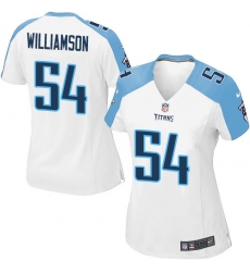 Women's Nike Tennessee Titans #54 Avery Williamson Game White NFL Jersey