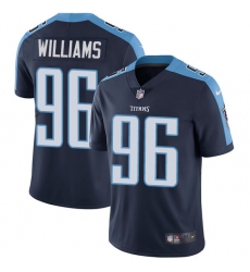 Youth Nike Tennessee Titans #96 Sylvester Williams Elite Navy Blue Alternate NFL Jersey
