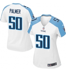 Women's Nike Tennessee Titans #50 Nate Palmer Game White NFL Jersey