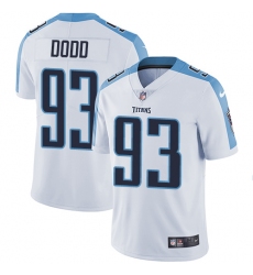 Youth Nike Tennessee Titans #93 Kevin Dodd Elite White NFL Jersey