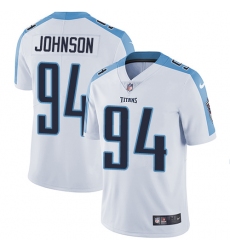 Youth Nike Tennessee Titans #94 Austin Johnson Elite White NFL Jersey