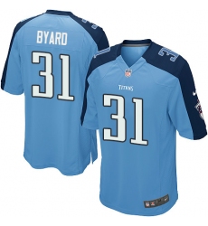 Men's Nike Tennessee Titans #31 Kevin Byard Game Light Blue Team Color NFL Jersey