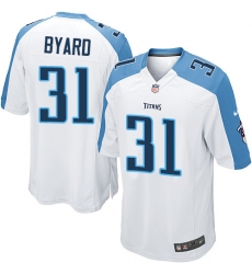 Men's Nike Tennessee Titans #31 Kevin Byard Game White NFL Jersey