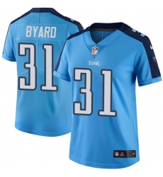 Women's Nike Tennessee Titans #31 Kevin Byard Elite Light Blue Team Color NFL Jersey