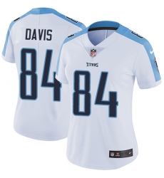 Women's Nike Tennessee Titans #84 Corey Davis Elite White NFL Jersey
