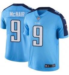 Youth Nike Tennessee Titans #9 Steve McNair Light Blue Team Color Vapor Untouchable Limited Player NFL Jersey