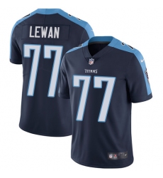 Youth Nike Tennessee Titans #77 Taylor Lewan Elite Navy Blue Alternate NFL Jersey