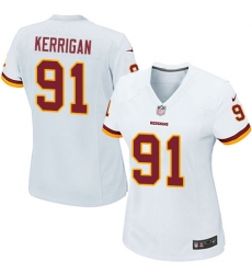 Women's Nike Washington Redskins #91 Ryan Kerrigan Game White NFL Jersey
