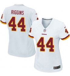 Women's Nike Washington Redskins #44 John Riggins Game White NFL Jersey