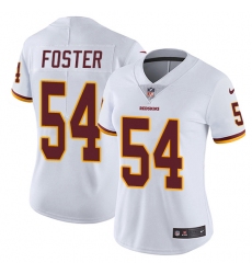 Women's Nike Washington Redskins #54 Mason Foster Elite White NFL Jersey