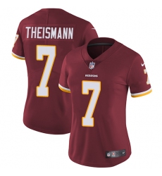 Women's Nike Washington Redskins #7 Joe Theismann Burgundy Red Team Color Vapor Untouchable Limited Player NFL Jersey