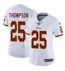 Women's Nike Washington Redskins #25 Chris Thompson Elite White NFL Jersey