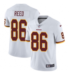 Youth Nike Washington Redskins #86 Jordan Reed White Vapor Untouchable Limited Player NFL Jersey