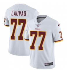 Youth Nike Washington Redskins #77 Shawn Lauvao White Vapor Untouchable Limited Player NFL Jersey