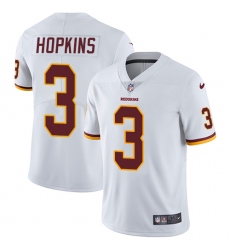 Youth Nike Washington Redskins #3 Dustin Hopkins Elite White NFL Jersey