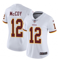 Women's Nike Washington Redskins #12 Colt McCoy Elite White NFL Jersey