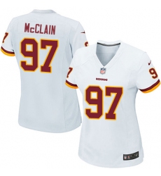 Women's Nike Washington Redskins #97 Terrell McClain Game White NFL Jersey