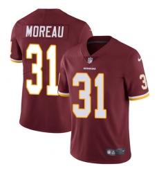 Youth Nike Washington Redskins #31 Fabian Moreau Elite Burgundy Red Team Color NFL Jersey