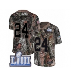 Youth Nike New England Patriots #24 Stephon Gilmore Camo Untouchable Limited Super Bowl LIII Bound NFL Jersey