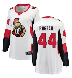 Women's Ottawa Senators #44 Jean-Gabriel Pageau Fanatics Branded White Away Breakaway NHL Jersey